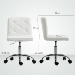 HOMCOM Grey Ergonomic Office Chair with Footrest – 180kg Heavy Duty Reclining Desk Chair - Image 5