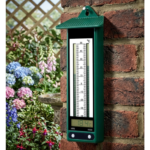 LCD Outdoor Thermometer with Min & Max Easy Read Temperature Reader