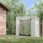 Outsunny Walk-In Garden Greenhouse 200x76x168cm - Image 2