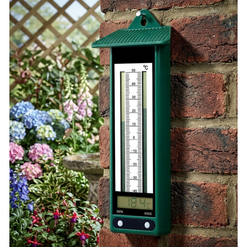 image-1.png LCD Outdoor Thermometer with Min & Max Easy Read Temperature Reader - Image 1